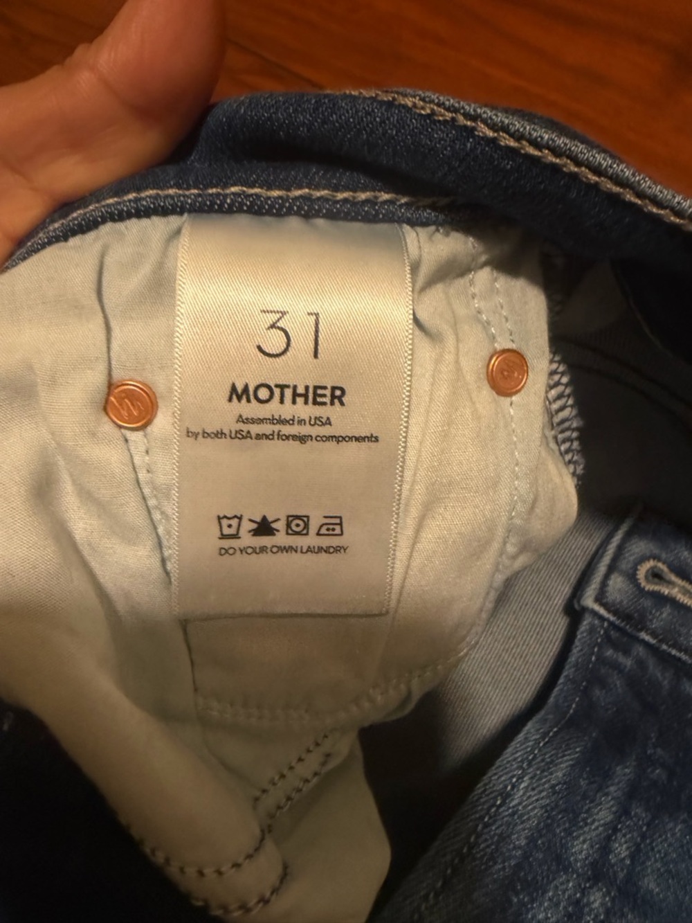 MOTHER The insider  Ankle Fray  Jeans - Light Blue - Picture 8 of 11